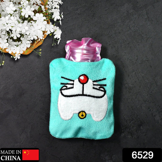 1 Pc Doremon Cartoon small Hot Water Bag with Cove