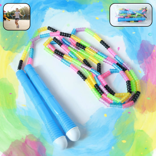 Colorful Beaded Skipping Rope Set (1 Set)
