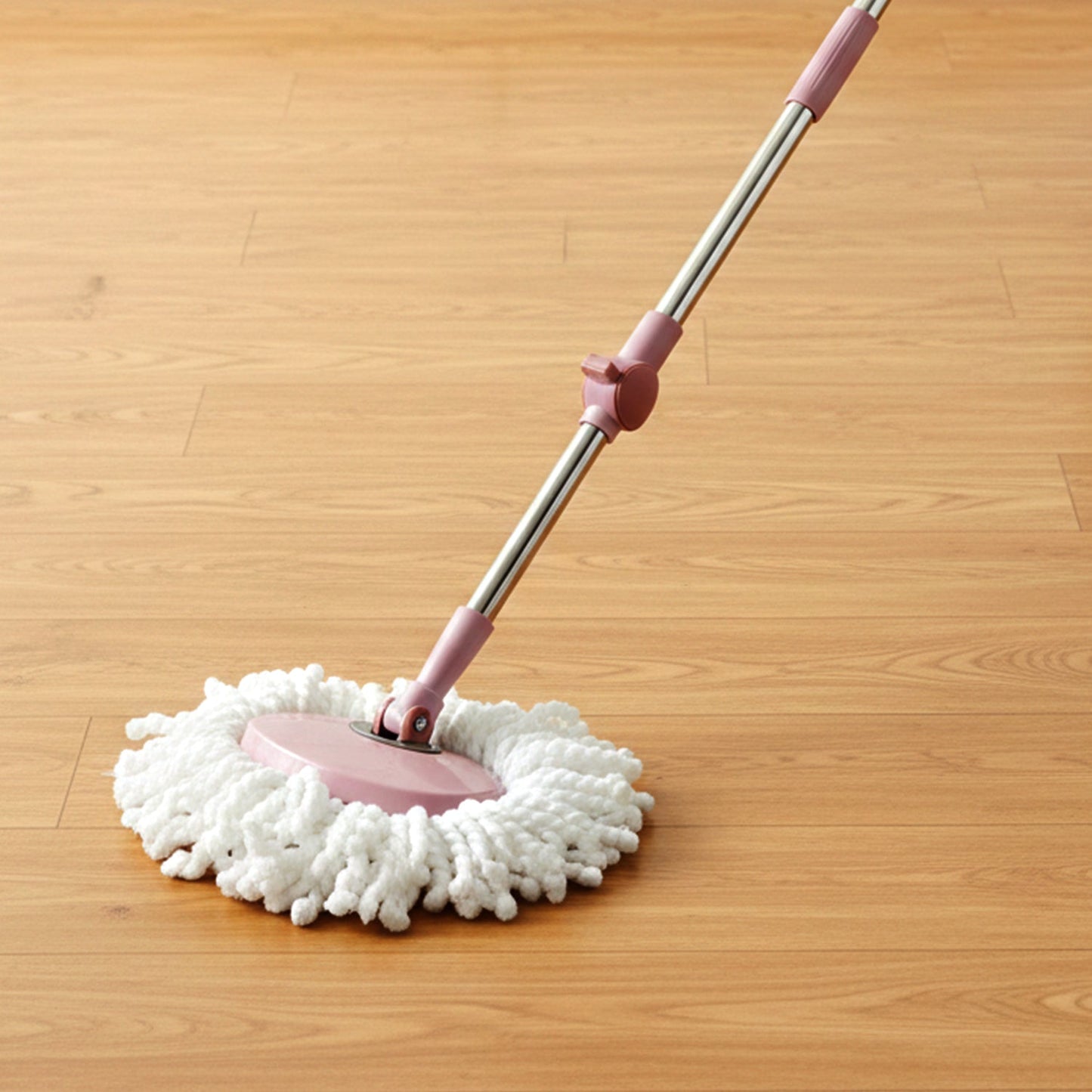 Floor cleaning spin mop handle