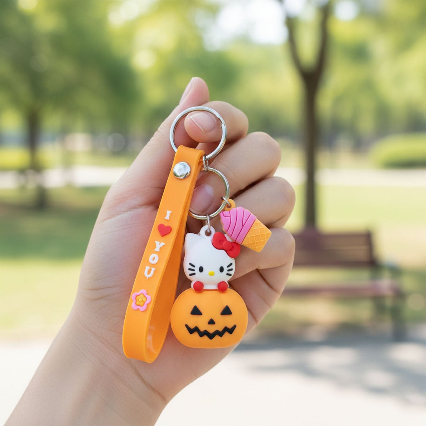 Trendy animal theme keychain
