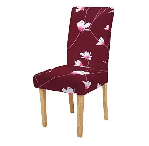 Floral Printed Dining Chair Covers Set of 4